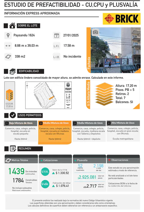 PAYSANDU al 1600