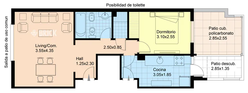 PARAGUAY al 3300 Piso PB 2