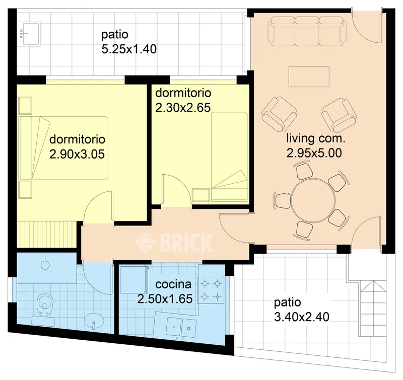 MURATURE al 4600 Piso 1 2
