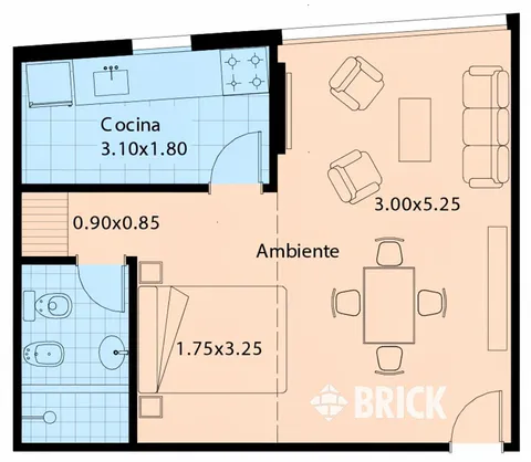 ESMERALDA al 1300 Piso 2
